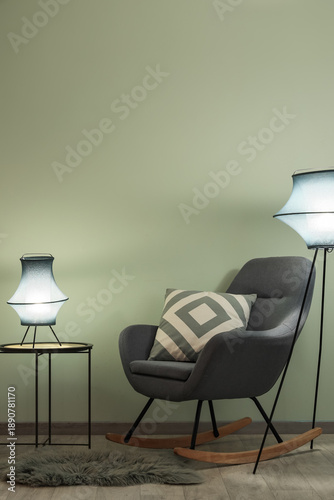 Interior of living room wit...