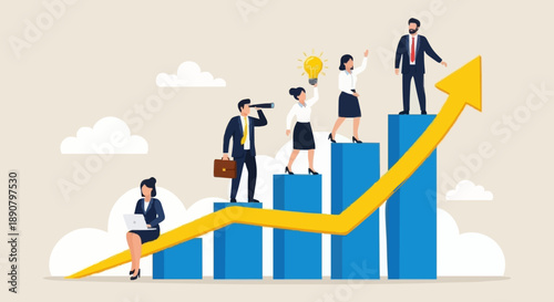 Wallpaper Mural Business Growth and Success Torontodigital.ca