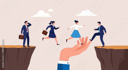 Helping Hand Business Concept