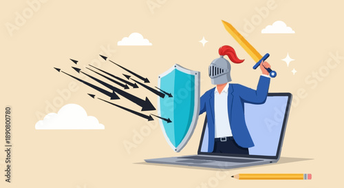 Digital Security Concept View