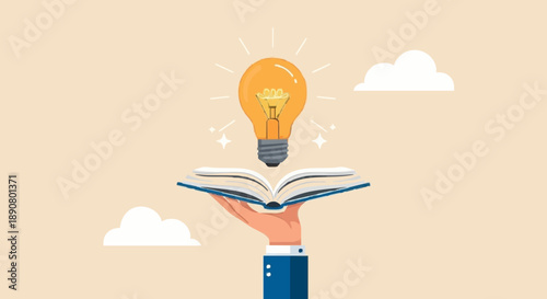 Creative idea and learning concept