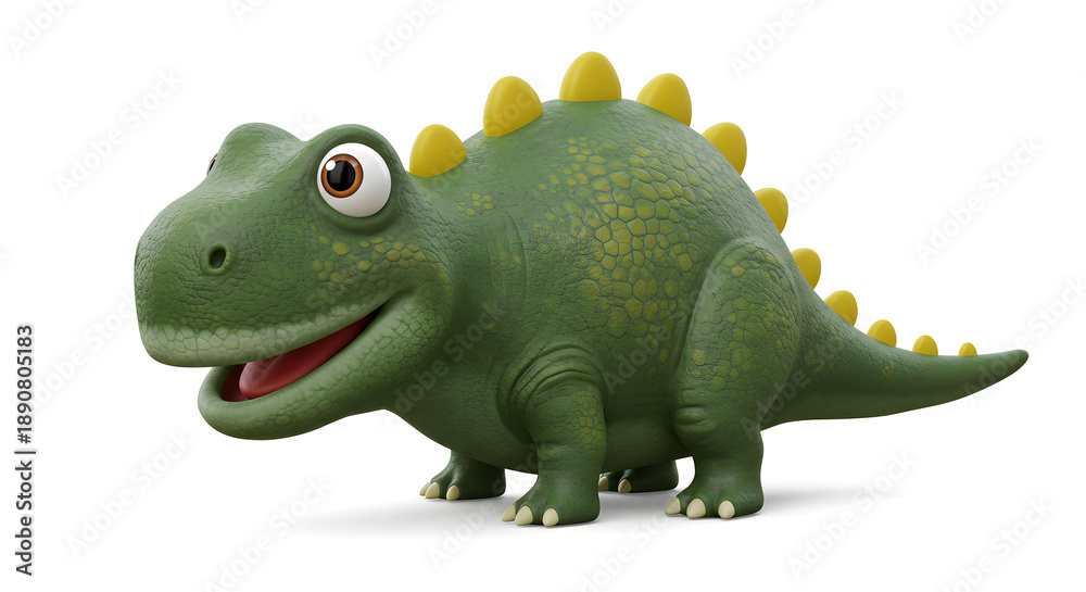 Obraz premium Green dino t-rex