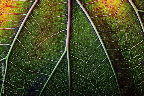 texture fresh leaf closeup,...