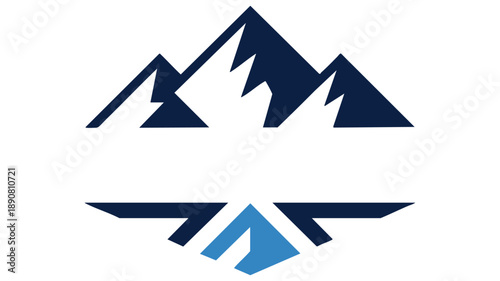 Mountain range vector illustration
