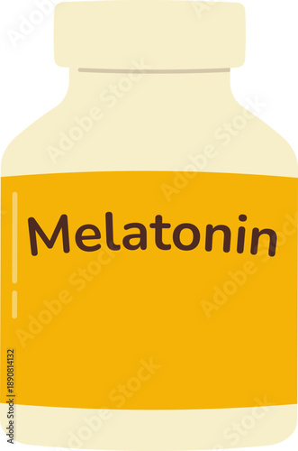 Melatonin Medicine Bottle for Insomnia