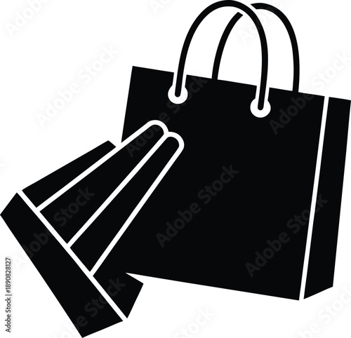Shopping Bag and Box Illustration