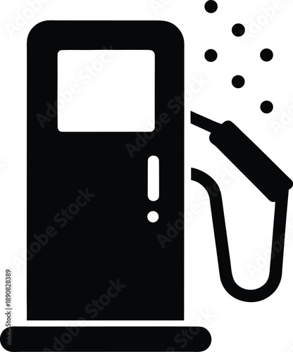 Gas Pump Illustration Icon