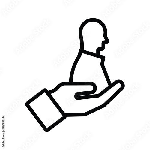 Employee support icon