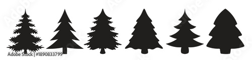 christmas tree silhouette collection 