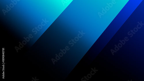 Abstract Blue Background With Lines