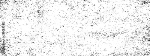 Abstract grunge vector texture Distressed dust and grain overlay background Black and white retro rough graphic element
