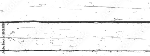 Grunge distressed black and white wood grain vector texture overlay