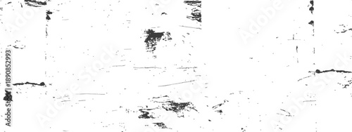 Distressed Vector Grunge Texture Overlay Rough Scratched Surface Black and White Abstract Background Element Vintage Dirty Dust Effect