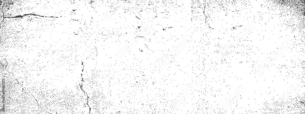 Fototapeta premium Vector Grunge Distress Texture Overlay Background with Cracks and Grainy Speckles