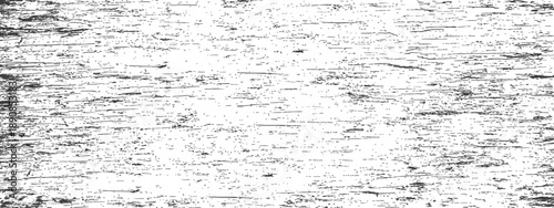 Distressed Wood Grain Texture Overlay Grungy Black and White Vector Background