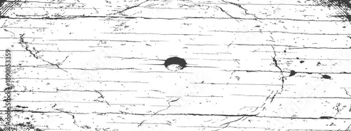 Distressed Grunge Wood Planks Texture Overlay Vector Graphic