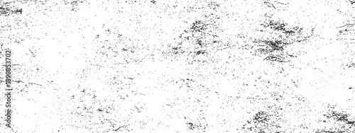 Abstract Seamless Grunge Texture Overlay Vector Rough Distressed Dust Grain Pattern Black White Background