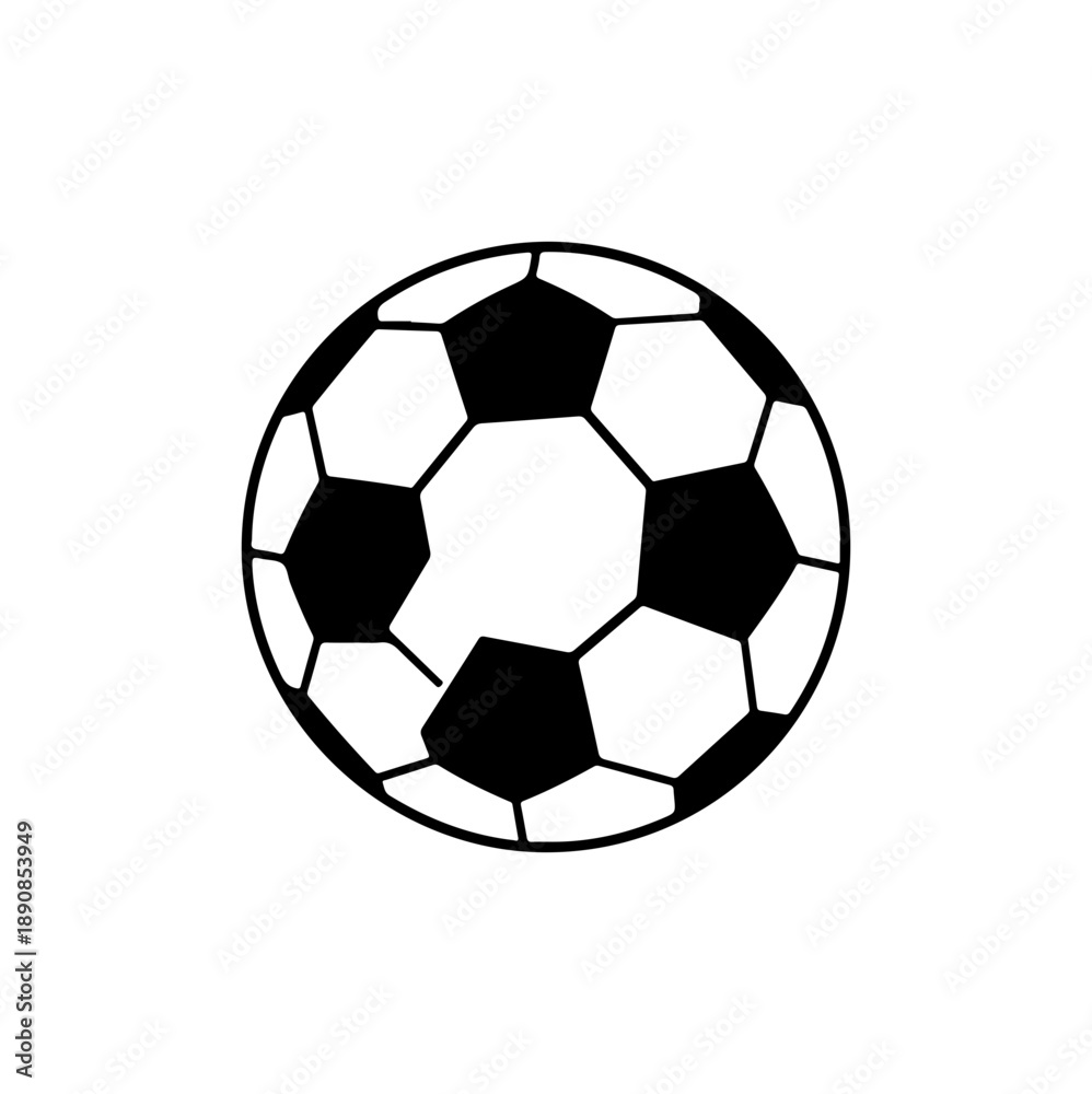 Obraz premium Soccer Ball Vector Icon