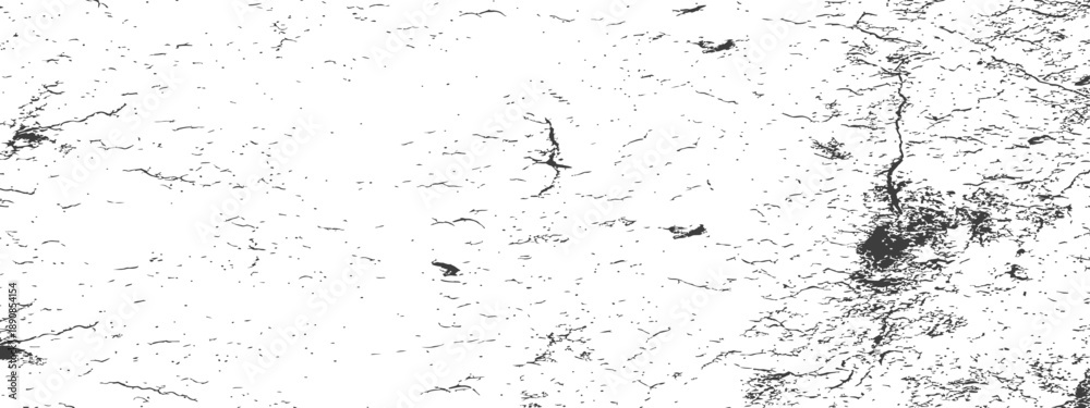 Obraz premium Subtle Cracked Distress Overlay Texture Vector Worn Surface Grunge Effect Background