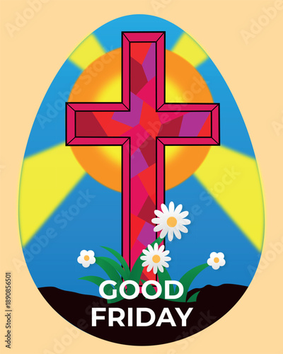 good friday poster vektor