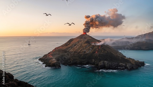 stromboli volcano erupting off the coast of italy being dubbed the 