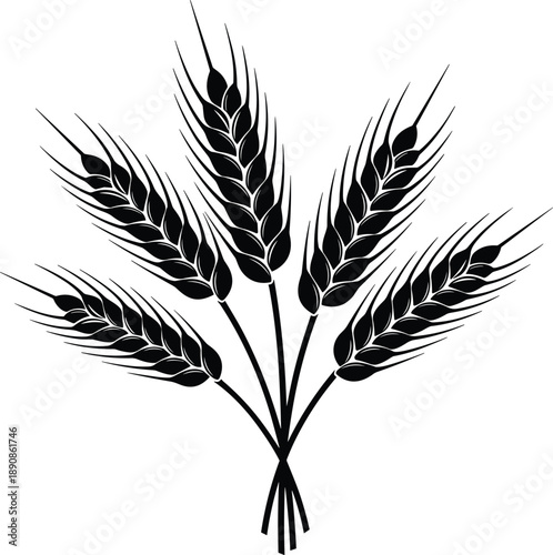 Black silhouette of a single axle boat trailer with winch, bunks, and hitch coupler, isolated on white background, transport equipment vector illustration.