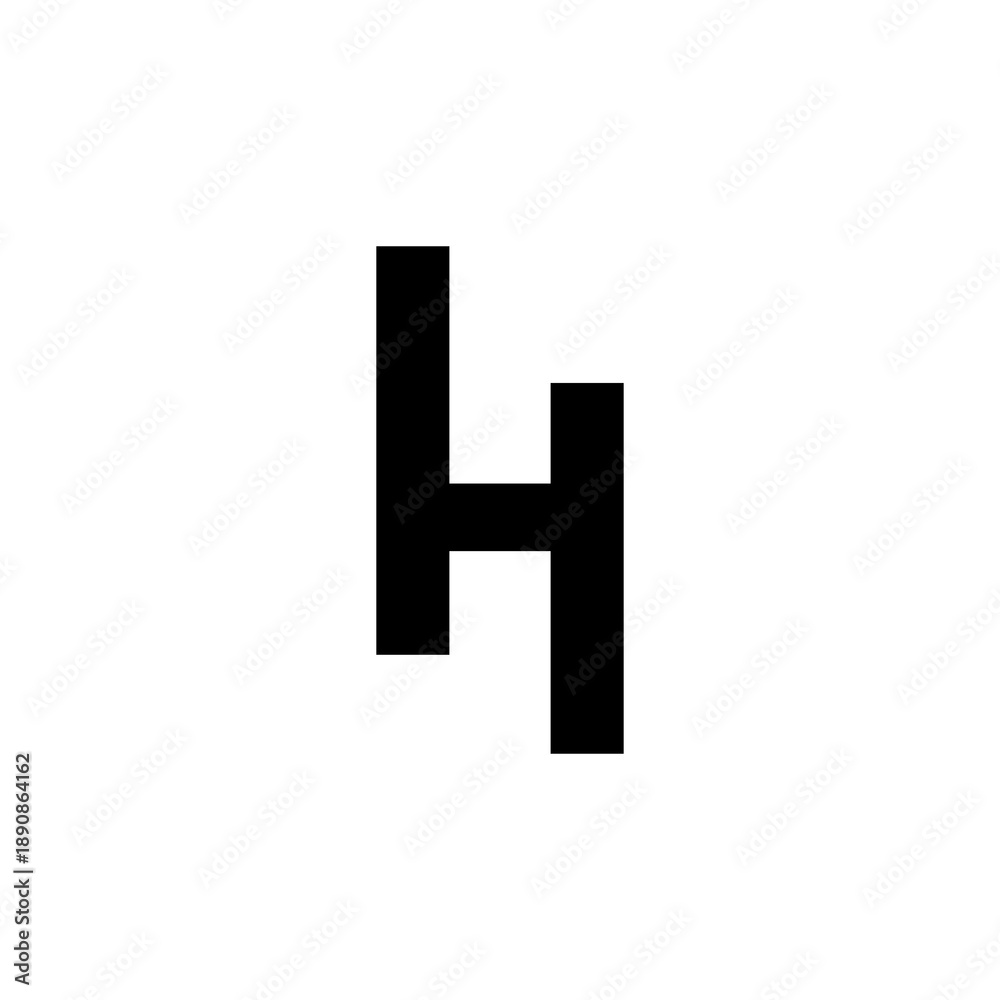 Fototapeta premium Creative H Letter Logo Design for Modern Brands