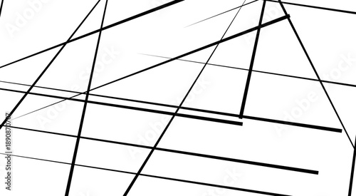 Random geometric line pattern on a transparent background. Random line low poly pattern. abstract seamless line vector. 
