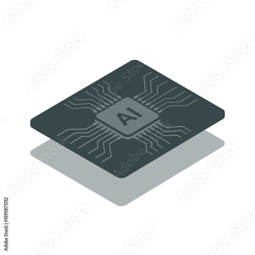 Stacked AI silicon chip, deep learning accelerator symbol, cloud computing summit graphic, training session, model deployment workshop, datacenter technology vector