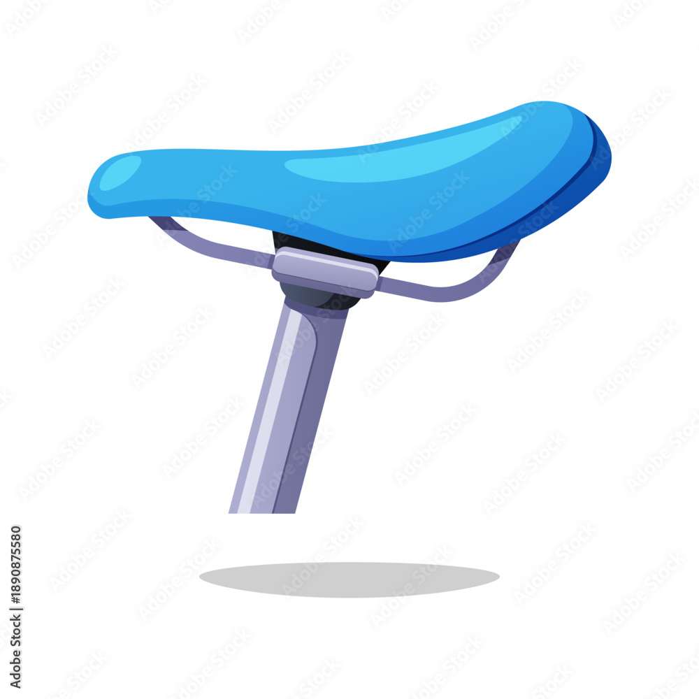custom made wallpaper toronto digitalBlue bicycle saddle vector isolated on white background.
