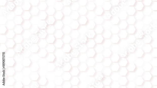 Hexagon Pattern. Simple hexagon pattern with bold cells. Black honeycomb on a white background. Isometric geometry.