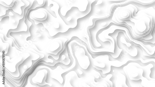 Abstract White paper cut background with lines.3d realistic papercut. modern wallpaper texture and 3d realistic design use for banner flyers.