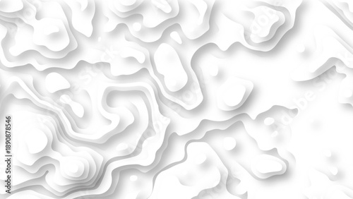 Abstract White paper cut background with lines.3d realistic papercut. modern wallpaper texture and 3d realistic design use for banner flyers.