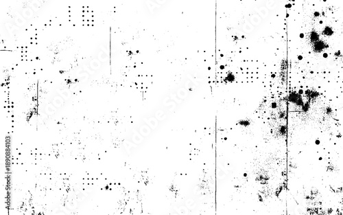 Black grunge halftone texture.