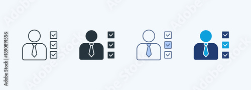 Competence Multiple Style Icon Collection