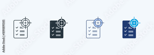 Specific Multiple Style Icon Collection