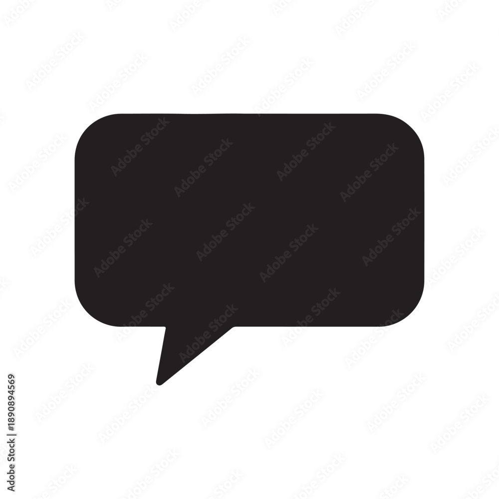 Naklejka premium speach bubble icon vector