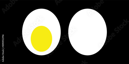 egg icon vector, egg icon on white background. vector illustration.eps,10