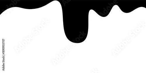 Black and silhouette liquid drop icon, flowing, oil dripping stain and Water drop icon, rain drop, ink drop icon. vector illustration.eps,10