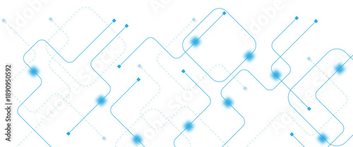 Abstract futuristic technology background. Technology background with crossed lines and dots.