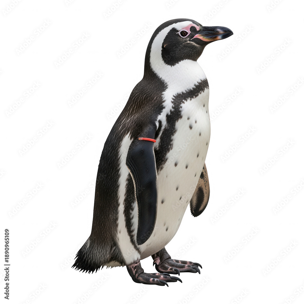 Obraz premium African penguin standing alone