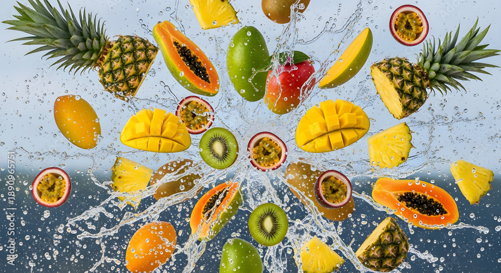 seamless pattern with flowers