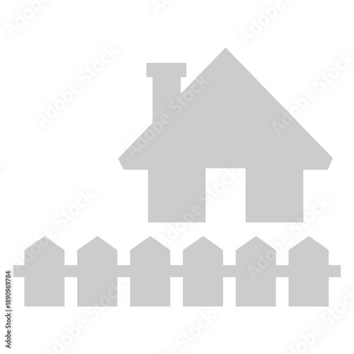 House with picket fence