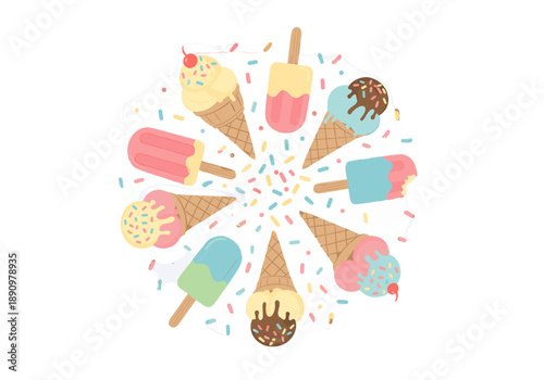 A dynamic group of professionals collaborating in a modern office setting, ideal for business presentations and team-building content.