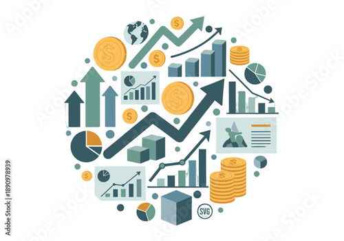 A dynamic group of professionals collaborating in a modern office setting, ideal for business presentations and team-building content.