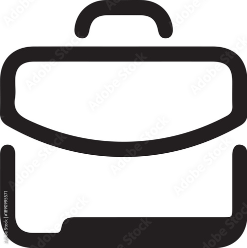 Briefcase icon simple icon. Vector ICON all icon Viktor. 