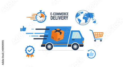 Efficient and Reliable Global Shipping Accelerating Online Business E-commerce Deliveries with Speed and Accuracy