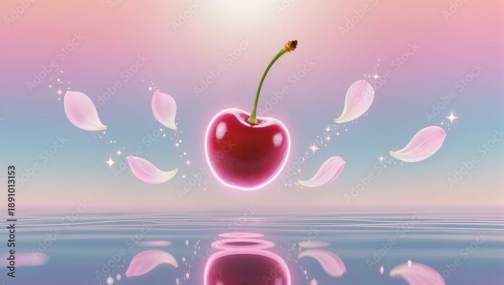 Obraz premium pink cherry blossom