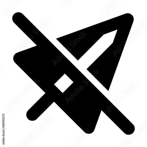 Send Off Solid Icon style perfect for User Interface, Website, and Apps