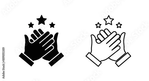 High five celebration success teamwork stars